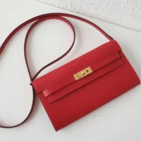 Hermes Women Kelly To Go in Epsom Leather-Red (4)
