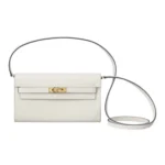 Hermes Women Kelly To Go in Epsom Leather-White