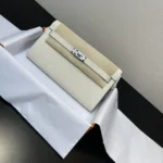 Hermes Women Kelly To Go in Epsom Leather-White