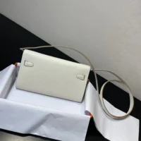 Hermes Women Kelly To Go in Epsom Leather-WhiteSilver (1)