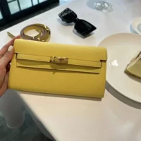 Hermes Women Kelly To Go in Epsom Leather-Yellow (1)