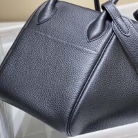 Hermes Women Lindy 26 in Clemence Leather-Black (1)