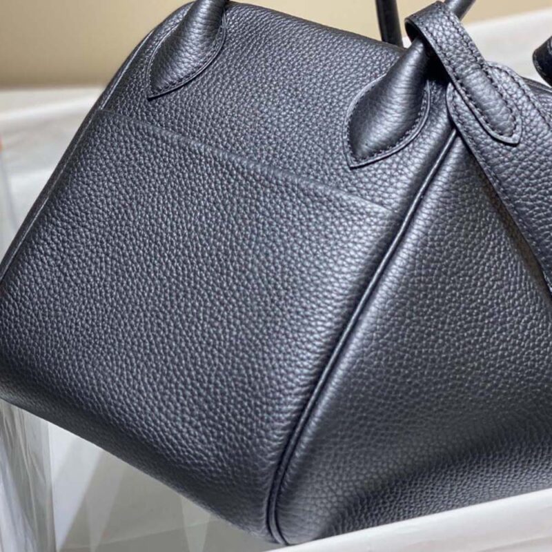 Hermes Women Lindy 26 in Clemence Leather-Black