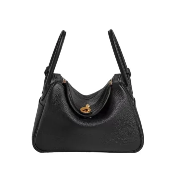 Hermes Women Lindy 26 in Clemence Leather-Black