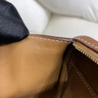 Hermes Women Lindy Mini 19 in Clemence Leather-BrownGold (1)