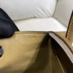 Hermes Women Lindy Mini 19 in Clemence Leather-Sandy/Silver