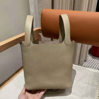 Hermes Women Picotin Lock 18cm in Cowhide leather-Beige (1)