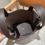 Hermes Women Picotin Lock 18cm in Cowhide leather-Black