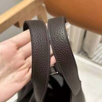 Hermes Women Picotin Lock 18cm in Cowhide leather-Black (1)