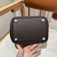 Hermes Women Picotin Lock 18cm in Cowhide leather-Black (1)