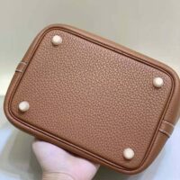 Hermes Women Picotin Lock 18cm in Cowhide leather-Brown (1)