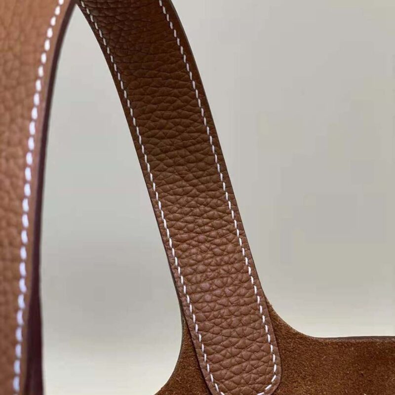 Hermes Women Picotin Lock 18cm in Cowhide leather-Brown