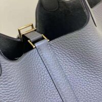 Hermes Women Picotin Lock 18cm in Cowhide leather-Gray (1)