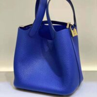 Hermes Women Picotin Lock 18cm in Cowhide leather-Navy (1)