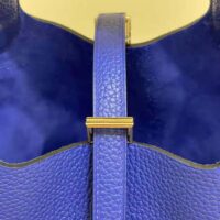 Hermes Women Picotin Lock 18cm in Cowhide leather-Navy (1)