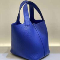 Hermes Women Picotin Lock 18cm in Cowhide leather-Navy (1)