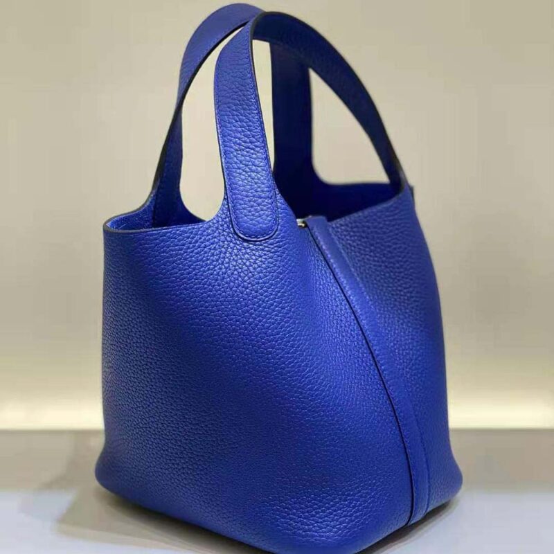 Hermes Women Picotin Lock 18cm in Cowhide leather-Navy