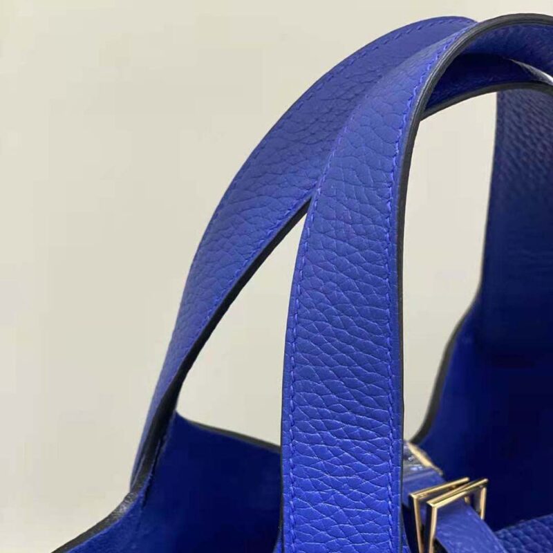 Hermes Women Picotin Lock 18cm in Cowhide leather-Navy