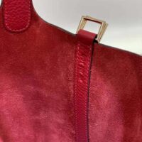 Hermes Women Picotin Lock 18cm in Cowhide leather-Red (1)