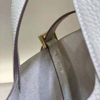 Hermes Women Picotin Lock 18cm in Cowhide leather-White (1)
