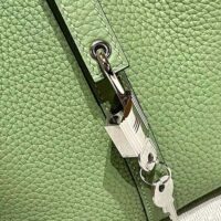 Hermes Women Picotin Lock 22cm in Cowhide leather-Aqua (1)