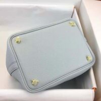 Hermes Women Picotin Lock 22cm in Cowhide leather-Blue (1)