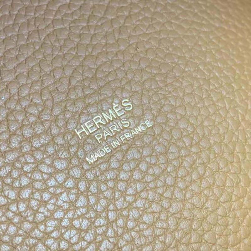 Hermes Women Picotin Lock 22cm in Cowhide leather-Brown