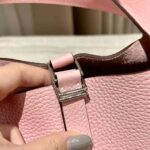 Hermes Women Picotin Lock 22cm in Cowhide leather-Pink