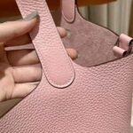 Hermes Women Picotin Lock 22cm in Cowhide leather-Pink