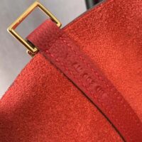 Hermes Women Picotin Lock 22cm in Cowhide leather-Red (1)