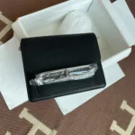 Hermes Women Roulis Mini Bag in Evergrain Calfskin-Black/Silver