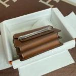 Hermes Women Roulis Mini Bag in Evergrain Calfskin-Brown