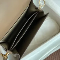 Hermes Women Roulis Mini Bag in Evergrain Calfskin-GrayGold (10)