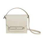 Hermes Women Roulis Mini Bag in Evergrain Calfskin-White
