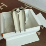 Hermes Women Roulis Mini Bag in Evergrain Calfskin-White