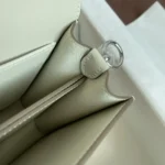 Hermes Women Roulis Mini Bag in Evergrain Calfskin-White