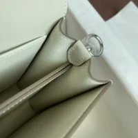 Hermes Women Roulis Mini Bag in Evergrain Calfskin-WhiteSilver (10)