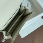 Hermes Women Roulis Mini Bag in Evergrain Calfskin-White