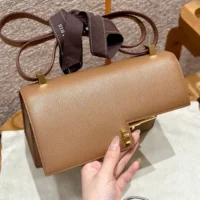 Hermes Women Verrou 21 Bag in Epsom Leather-BrownGold (1)