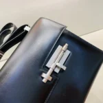 Hermes Women Verrou Bag in Box Leather-Black