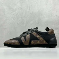 Louis Vuitton LV Unisex LV Sneakerina-Black 1AHNDI (1)