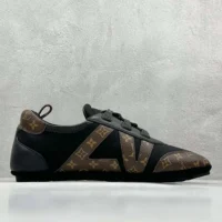 Louis Vuitton LV Unisex LV Sneakerina-Black 1AHNDI (1)