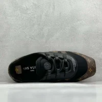 Louis Vuitton LV Unisex LV Sneakerina-Black 1AHNDI (1)