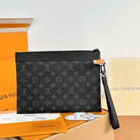 Louis Vuitton LV Unisex Pochette To Go Monogram Eclipse M81569 (1)