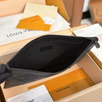 Louis Vuitton LV Unisex Pochette To Go Monogram Eclipse M81569 (1)