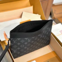 Louis Vuitton LV Unisex Pochette To Go Monogram Eclipse M81569 (1)