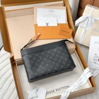 Louis Vuitton LV Unisex Pochette Voyage Monogram Eclipse M82543 (1)