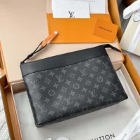 Louis Vuitton LV Unisex Pochette Voyage Monogram Eclipse M82543 (1)