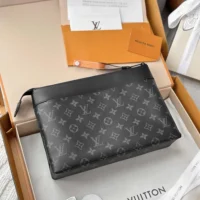 Louis Vuitton LV Unisex Pochette Voyage Monogram Eclipse M82543 (1)