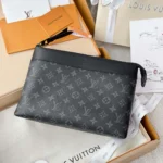 Louis Vuitton LV Unisex Pochette Voyage Monogram Eclipse M82543 - Image 3